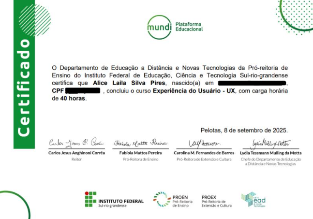 Experiência do usuário - UX