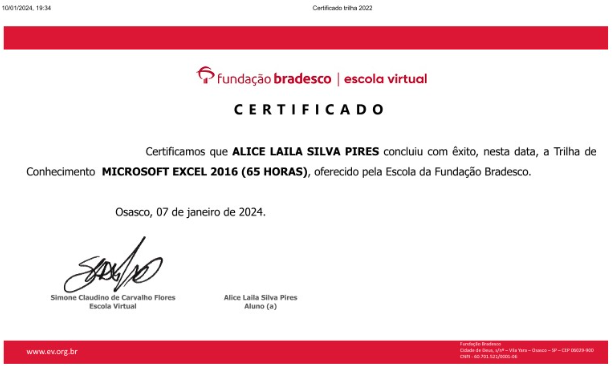 Excel intermediário