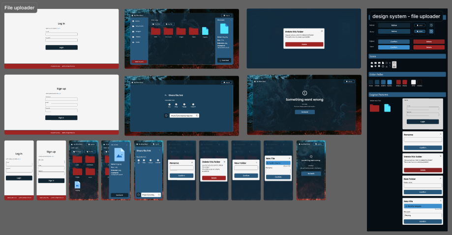 design system: Design File Uploader