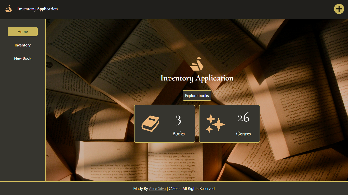demo website: Sistema Inventory Application