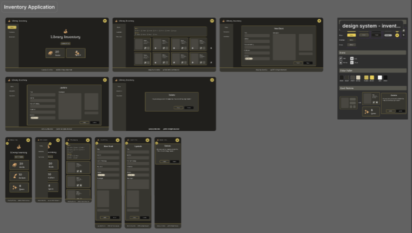 design system: Design Inventory Application